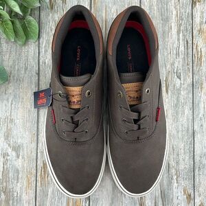 Levi's Mens Brown Ethan Casual Fashion Sneaker Shoes Size 9